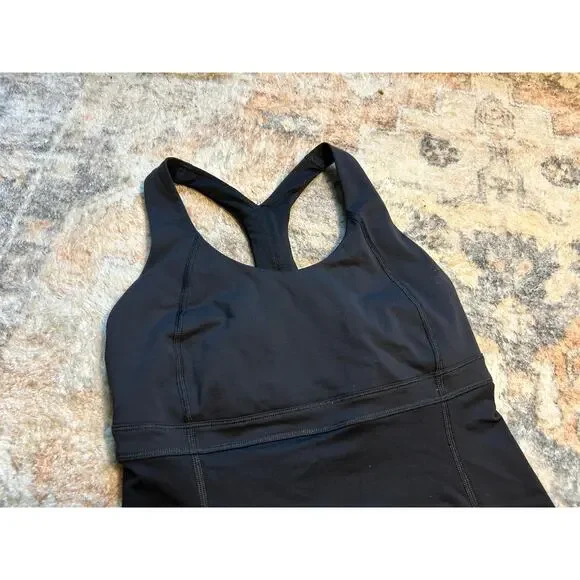 Lululemon racer back tank top built in sports bra Gym workout top 4 - Picture 3 of 8